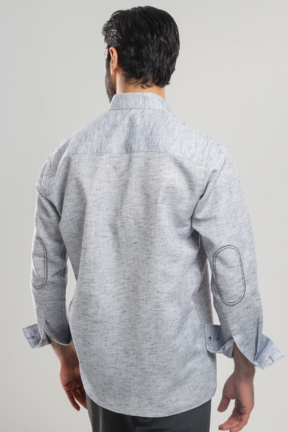 Linen shirt with sleeves