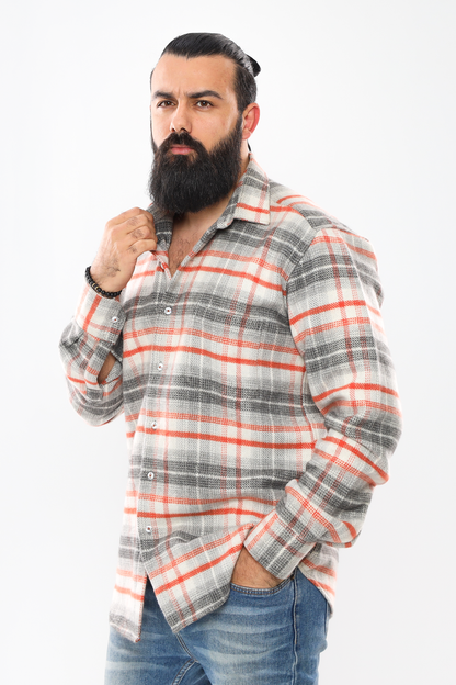 Heavyweight Men's Wool Shirt – Premium Warmth & Durability