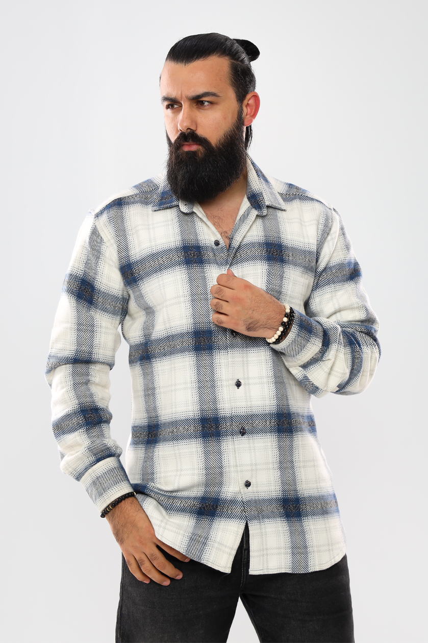 Heavyweight Men's Wool Shirt – Premium Warmth & Durability