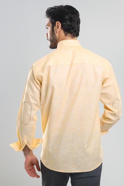 Linen shirt with sleeves