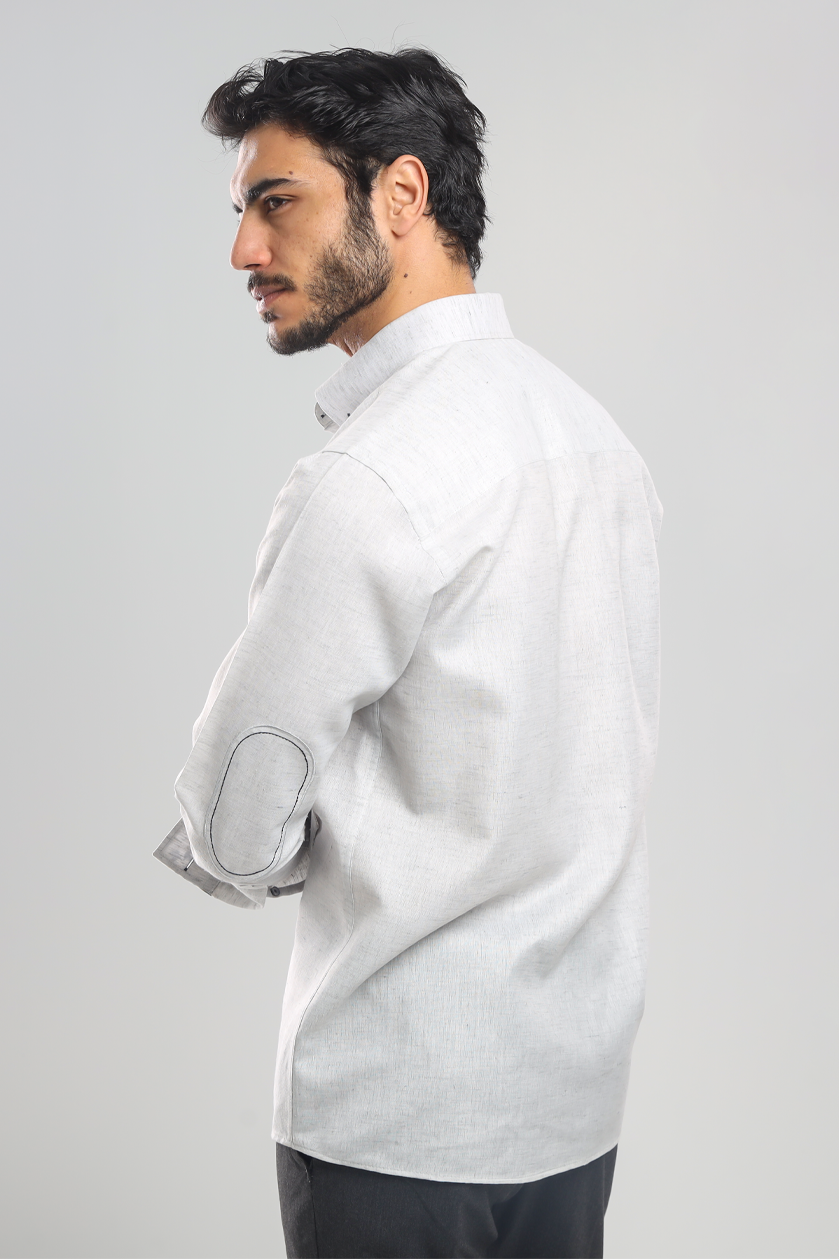 Linen shirt with sleeves